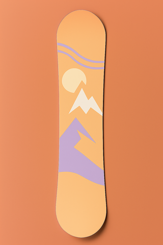 Snowboard yellow