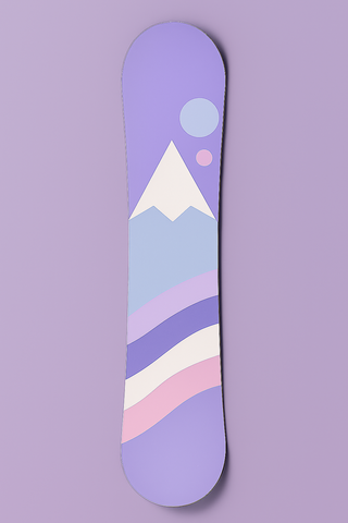 Snowboard mountain