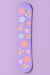 Snowboard floral